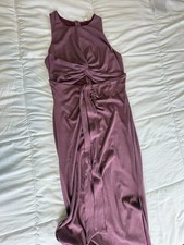 Women’s Mauve Ribbed Maxi
