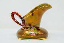 Rare Shape art deco style Crown Devon Rouge lustre jug. c.1950