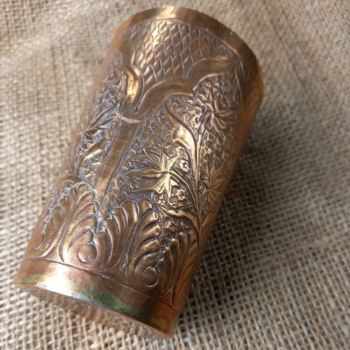 Antique copper ware hand - copper,