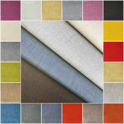 Plain cotton rich linen - cotton,