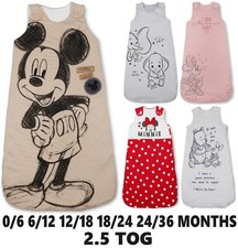 Baby Character Sleeping Bags Winter 2.5 Tog Cartoon 100% Cotton 0-24M Boys Girls