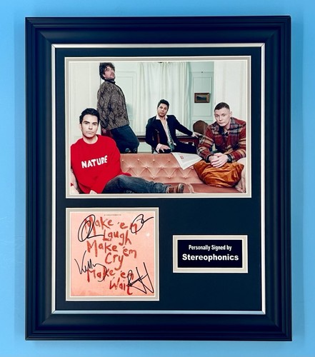 Stereophonics signed photo - signed,