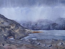 Scottish Highlands Watercolour Painting - Signed Original 