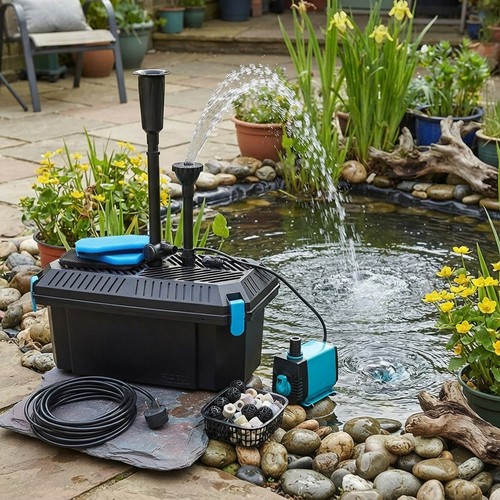 Energy efficient pond - energy-efficient, filter