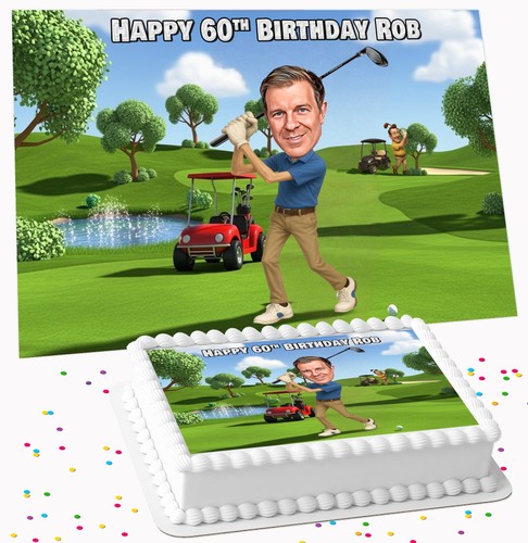 Golfing your comic caricature - comic,