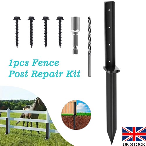 Garden fence post repair - fence,