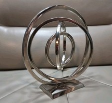 Chrome Metal Spiral Ring