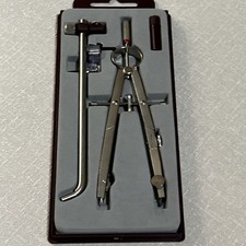 Rotring Convex Compass Set W/  Case Made in W. Germany 530-136  Drafting Set