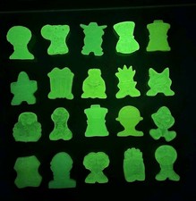 20x Rare Gogo's Crazy Bones - Vintage 90s. Glowie Bundle. 