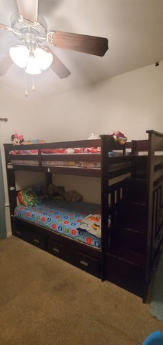 Bunk beds with mattresses - bunk,