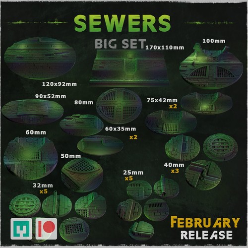 Sewer tunnels scenic bases - sewer,