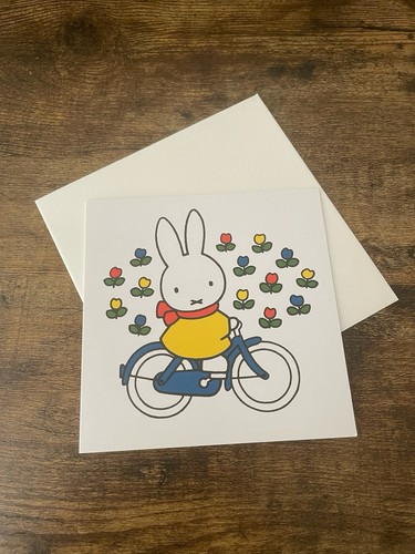 Miffy rides her bike - rides,