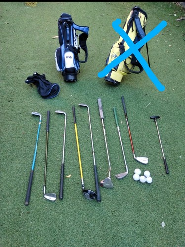 Junior golf clubs - clubs, bag