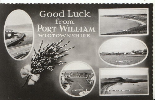 Scotland postcard good luck - postcard,