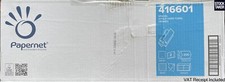 (20 Sleeves) Papernet 416601 Z-Fold Paper Hand Towel White 2-Ply Tissue VAT Incl