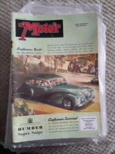 The Motor Magazine January 16th   1952   humber super snipe 