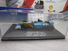 UH / KYOSHO/F1 - RENAULT R202 - JENSON BUTTON - 1/43 SCALE MODEL CAR - 2186