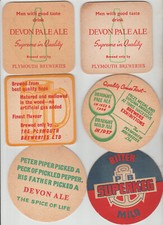 6x different PLYMOUTH  BREWERY