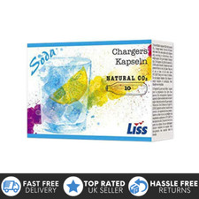 8g CO2 Soda Chargers - Liss Non-Threaded Bulb Natural Gas Beer Brew FREE P+P