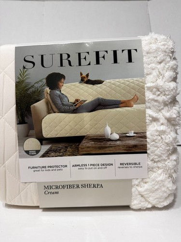 Surefit sofa cover cream - sofa, in