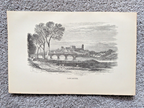 Lancaster antique print - lancaster,