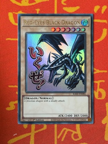 Yugioh red eyes black dragon - yugioh,