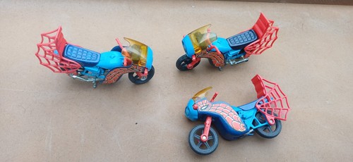 Corgi spiderman bikes - spiderman,
