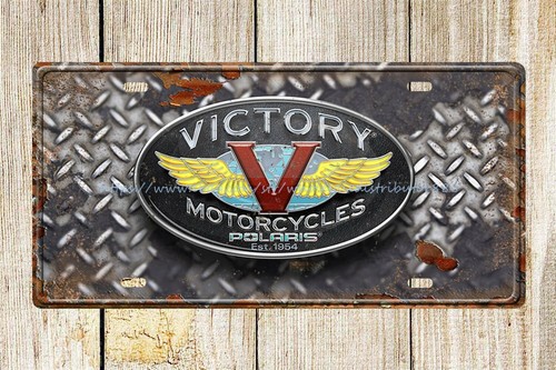 Old victory motorcycles metal - motorcycles,