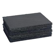 12x Rectangle Slate Placemats
