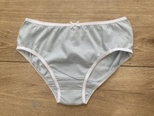Ladies Blue Cotton Knickers