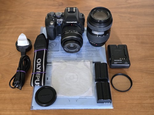 Olympus e500 8mp ccd dslr - 8mp,
