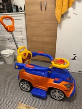 2 in 1 Baby Ride on Push Car Toddler Push Along Car, Green