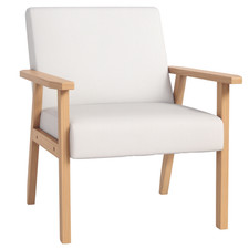 HOMCOM Accent Chair with Wood