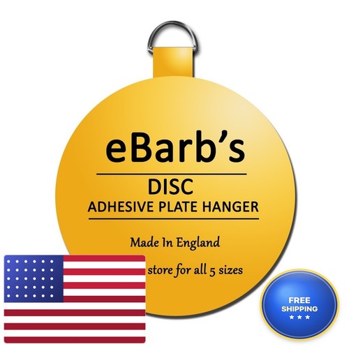 Disc adhesive plate hanger set - plate,