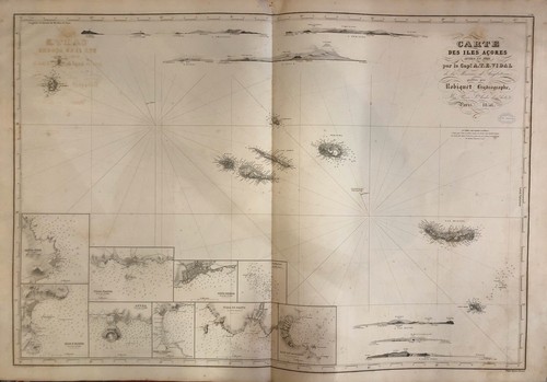 Azores marine map robiquet - map, by