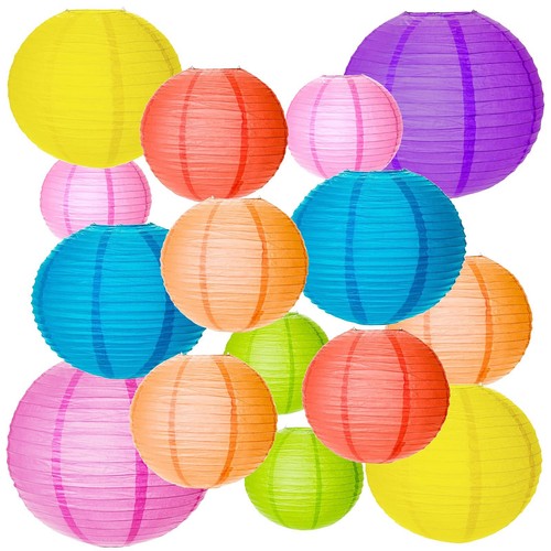 20pcs chinese round lanterns - 20pcs,