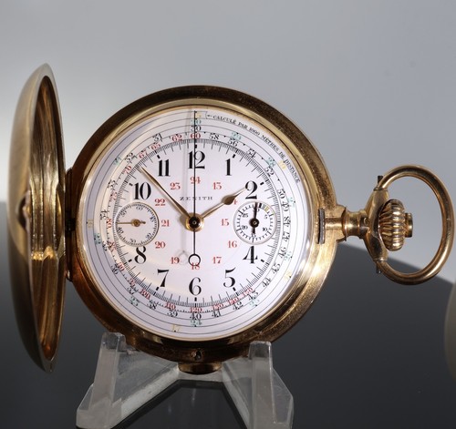 Zenith 1920 18ct gold hunter - c.1920,