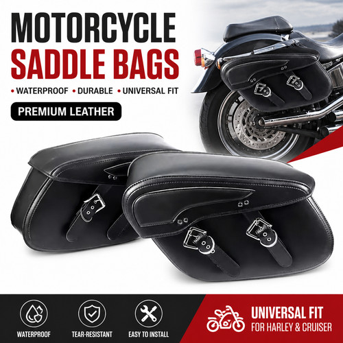 2pcs motorcycle saddlebags - 2pcs,