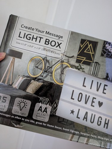 Brand new light box - brand,
