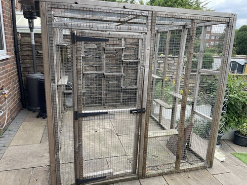 Wooden catio outdoor - wooden,