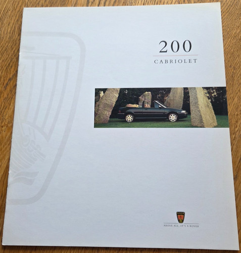 1995 rover 200 cabriolet car - rover,
