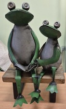 Frogs on Bench - height 38 cm