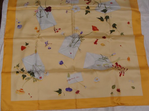 Hermes silk scarf des - silk,