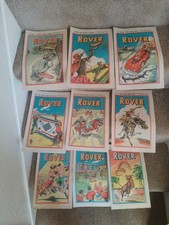 The Rover Comic Vintage RARE 1940s Joblot X 9 -- 1947 Issues