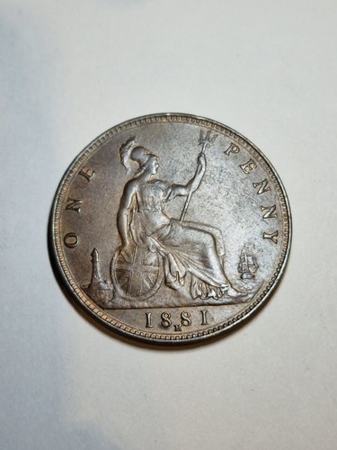 1881 queen victoria penny - queen,
