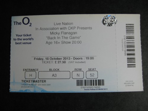 Micky flanagan london - flanagan, o2
