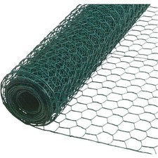 Galvanized wire garden netting - galvanized,