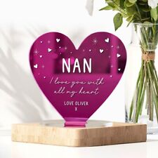 Personalised Heart For Nan