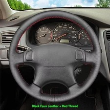 Black Leather Steering Wheel