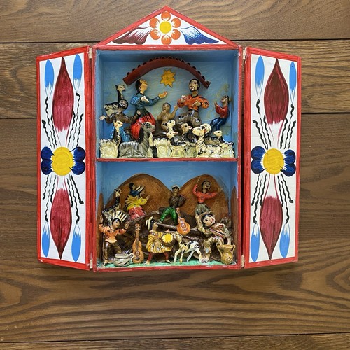 Retablo peru diorama folk art - peru,